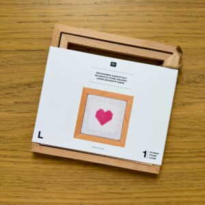 Drewniana ramka kwadratowa 14,5 x 14,5 cm L