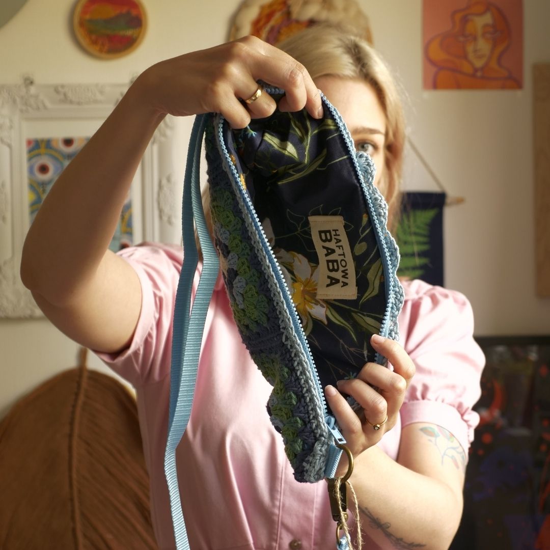 Nerka szydełkowana zielone truskawki - obrazek 4