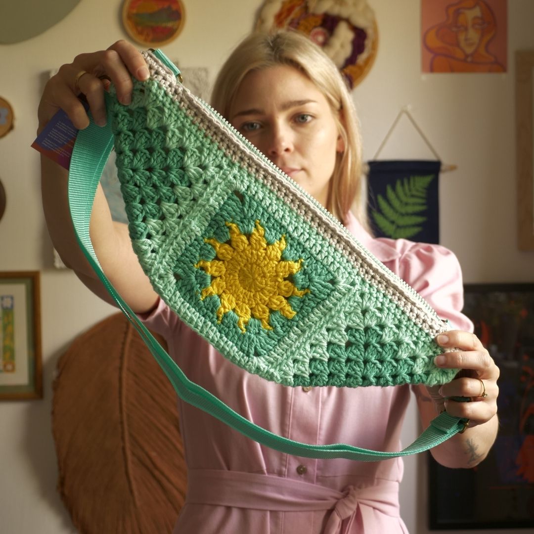 Nerka szydełkowana miętowy dzień i noc - obrazek 2