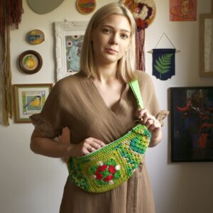 Nerka szydełkowana muchomorki 2