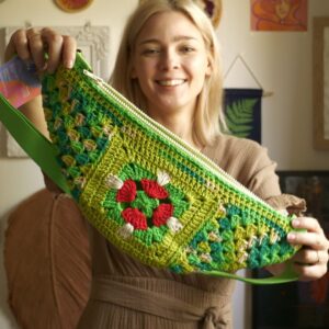 Nerka szydełkowana muchomorki 2