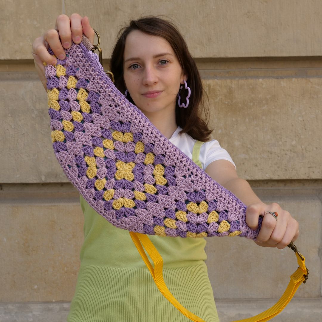 Nerka szydełkowana liliowe słońce - obrazek 2
