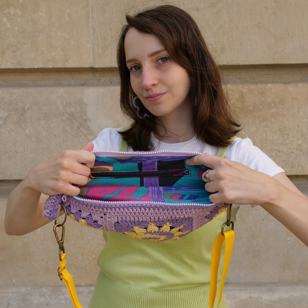 Nerka szydełkowana liliowe słońce - obrazek 3