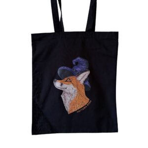 Torba bawełniana z nadrukiem Lis Czarodziej