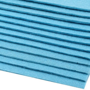 Filc lazurowy niebieski dekoracyjny 20x30cm