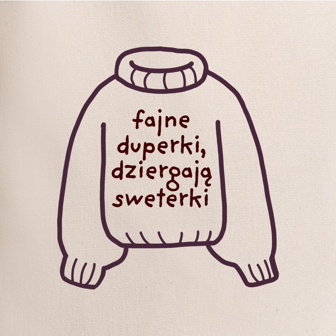 Torba naturalna: Fajne duperki dziergają sweterki | PREORDER - obrazek 4