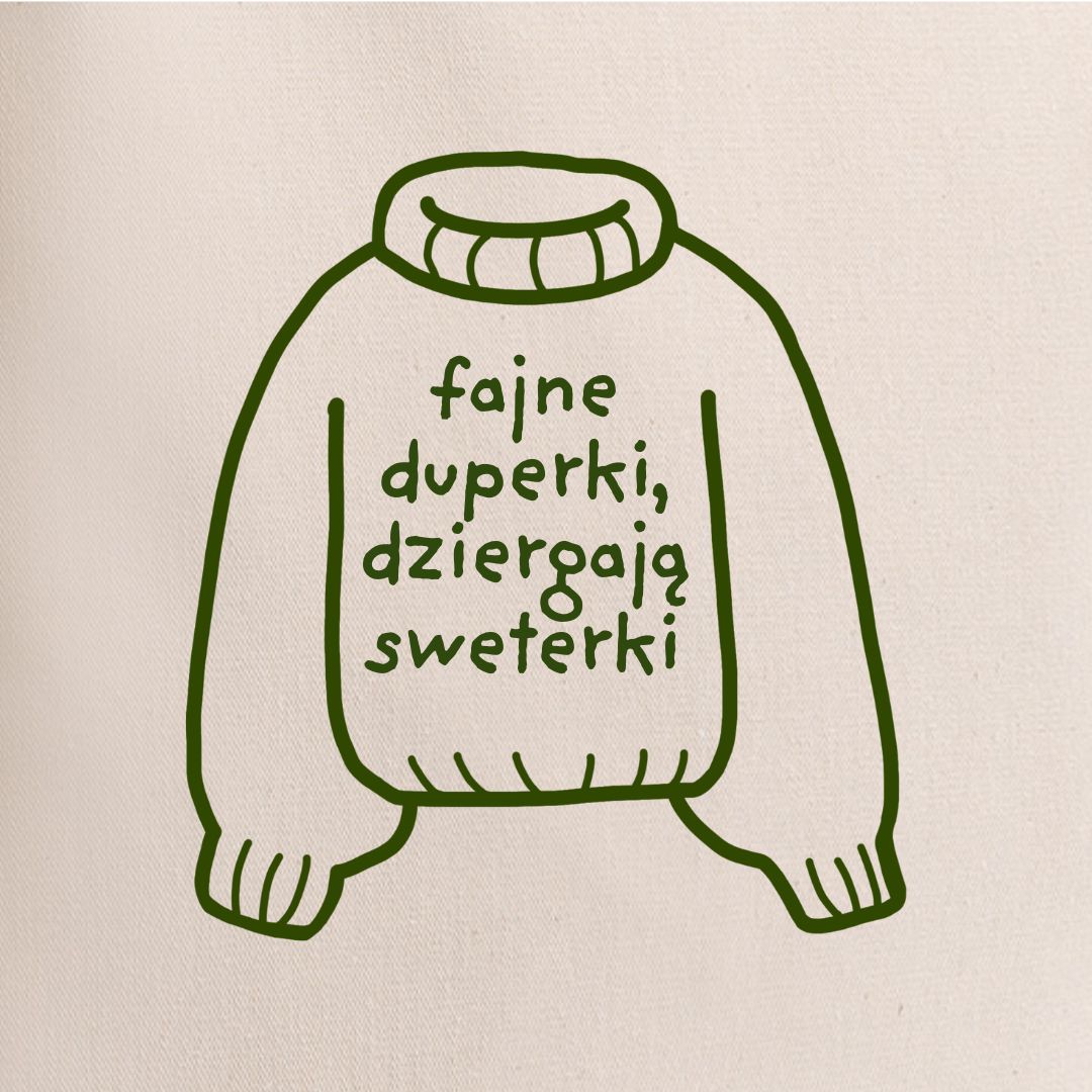 Torba naturalna: Fajne duperki dziergają sweterki | PREORDER - obrazek 3