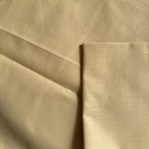 Beżowo żółty – tkanina bawełniana do haftowania