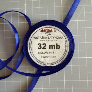 Wstążka 8030 czerwony 6mm AKSA